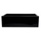 Alfi Brand Black Gloss 33" x 18" Reversible Fluted / Smooth Fireclay Farm Sink AB3318HS-BG - alternate 5